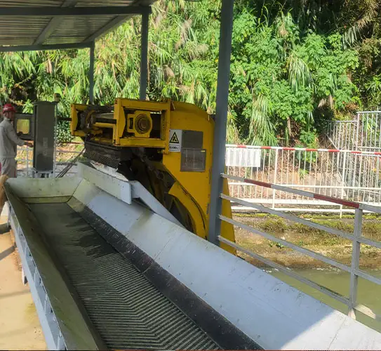 回转式清污机安装